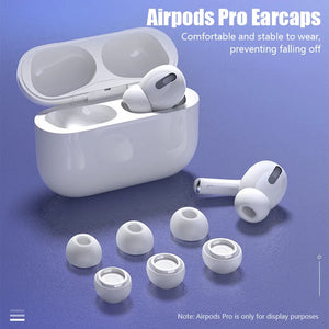Eaiser-4 Pairs Ear Tips for Airpods Pro Noise Reduction Silicone Earbuds Ear Pads Earplug Cover for Airpods Pro Eartip Earcap Plug