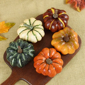 Eaiser - Artificial Pumpkin Fake Simulation Vegetable Thanksgiving Decoration Halloween Party Props DIY Crafts for Home Farmhouse Harvest
