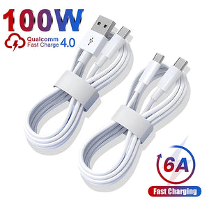 Eaiser-100W USB Type C Cable For Samsung S23 S22 Ultra Huawei P30 Pro Xiaomi Redmi Oneplus 6A Fast Charging Charger Cable Accessories