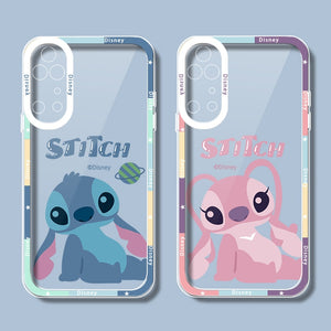 Eaiser  k-pop aesthetic   Cartoon Disney Stitch Soft Silicone Case for OnePlus 8 8T 9 9T 10 Pro 9R 9RT Nord One Plus 1+9R 1+8 1+8T 1+10Pro Clear Cover