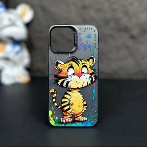 Case for IPHONE11 IPHONE12 IPHONE13PROMAX 14PROMAX 15 15PRO 15PROMAX Personalized oil painting fat cat puppy mobile phone case