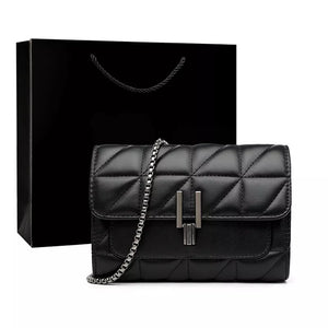 Eaiser - Luxury Designer Bags Women Leather Chain Crossbody Bags For Women Handbags Shoulder Bags Messenger Female Clutch