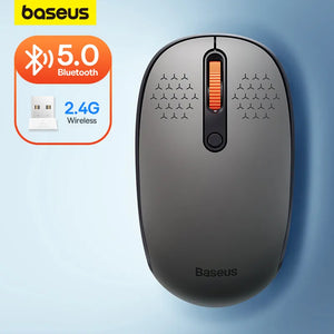 Eaiser-Mouse Bluetooth Wireless Computer 1600DPI Silent Mouse with 2.4GHz USB Nano Receiver  for PC MacBook Tablet Laptop