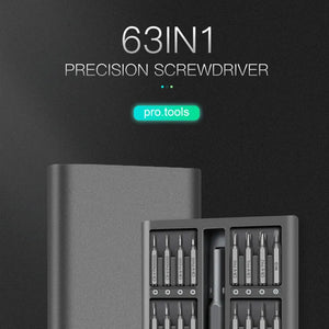 Eaiser-Interchangeable Precise Manual Screwdriver Tool Set 63 in 1 Professional Hardware Repair Tools Screwdriver Kits