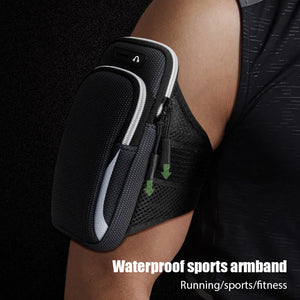 Eaiser-Universal Armband Sport Phone Case For Running Arm Phone Holder Sports Mobile Bag Hand for iPhone Xiaomi Huawei Under 6.5" 7.2"