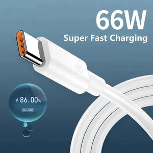 Eaiser-6A Fast Charging Usb C Cable for Xiaomi Mi 12 Redmi POCO Huawei Mobile Phone Accessories Type C Cable Phone Charger USB Cable