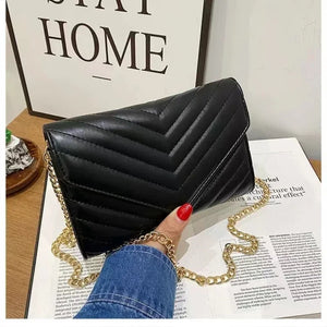 Eaiser -  Women Shoulder Luxury Bag Genuine Designer Brand Lady Flap Envelope Bag Female Messenger Bag Wallet Travel Fashion Chain Purse