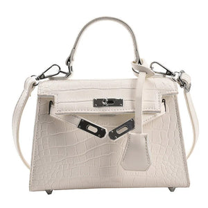 Eaiser -Fashion new women's bag Luxury print soft leather small square lady handbag crossbody bag design retro Shoulder bags for women