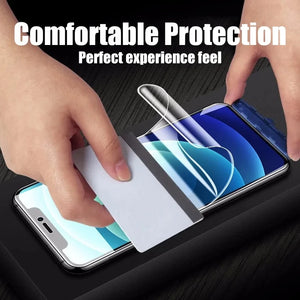 Eaiser-5Pcs Full Cover Hydrogel Film for iPhone 13 11 12 14 Pro Max Mini 8 Plus Screen Protector for IPhone 15 PRO XS MAX XR Not Glass