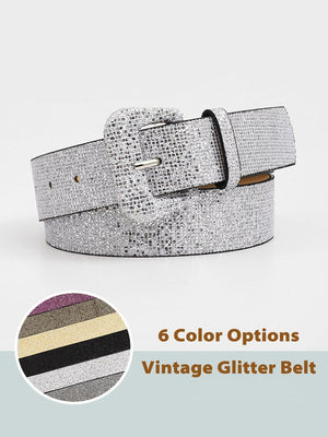 Eaiser Retro Sequin Glitter Costume Matching Party Belt