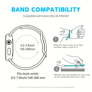 Eaiser - Beaded Bracelet Compatible With iWatch Band 38mm 40mm 41mm 42mm 44mm 45mm Women, Fashion Handmade Elastic Stretch Strap For IWatch Series SE 8 7 6 5 4 3 2 1 Watch Wristband Replacement