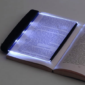 Eaiser 1pc LED Flat Book Light, Full Page Book Light For Reading In Bed Car Plane, Eye Protection Panel Bookmark Reading Light Great Gift For Bookworms Reader Travelers