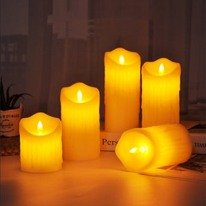 Led Candle Electronic Candle Christmas Flameless Candle Swing Electronic Candle Light Home Christmas Decoration Party Supplies