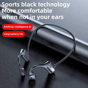 BL09 Wireless Bone Conduction Headphone Stereo Hanging Sports Earphone Bluetooth-compatible Sweatproof Headset For Xiaomi iPhone