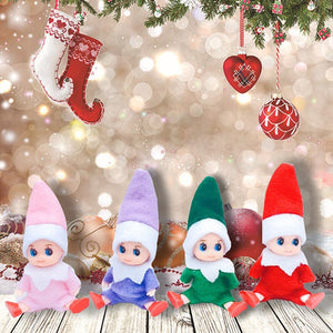 Eaiser Creative Christmas Elf Baby Doll Oranments Merry Christmas Decor For Home  Happy New Year Pedents Noel Kids Gifts Favor
