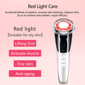 Eaiser Face Massager Skin Rejuvenation Radio Mesotherapy LED Facial Lifting Beauty Vibration Wrinkle Removal Anti Aging Radio Frequency