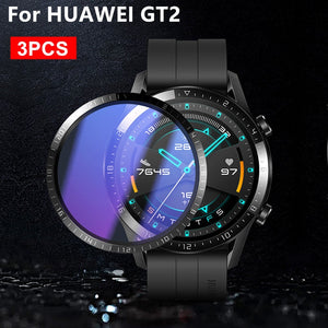 3PCS Screen Protector Film for Huawei Watch GT 2 Protective Film for GT2 42mm 46mm Protection Foil Smart Watch Accessories