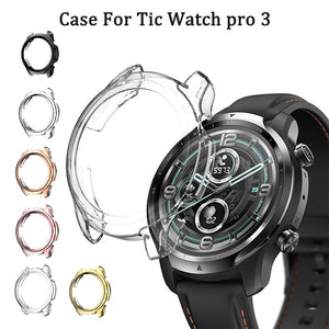 Watch Case For Ticwatch Pro 3 Ultra GPS pro3 Smart Watch Silicone Cover Case For Ticwatch Pro 3 Lite 3 Ultra GPS Frame Soft Case
