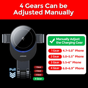 Eaiser 15W Qi Car Phone Holder Wireless Charger Car Mount Intelligent Infrared for Air Vent Mount Car Charger Wireless ForiPhone Xiaomi