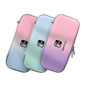 BACK TO COLLEGE      Gradient Macaron Color Storage Bag For Nintendo Switch Protective Case Cover NS Oled Game Console Handbag Box Shell Accessories