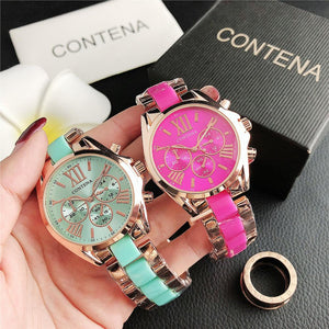Top Luxury Brand Rose Gold Quartz Women's Watch Ladies Fashion Watch Women Wristwatches Female Clock relogio feminino masculino