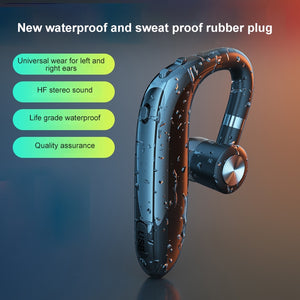 V20 Adjustable Bluetooth5.2 Wireless Earphone For Business Driving Unilateral Ear-Mounted Earphone For Iphone Xiaomi Huawei