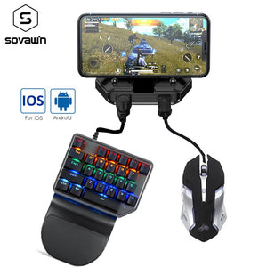 Eaiser  Gamepad Pubg Mobile Android PUBG Controller Mobile Controller Gaming Keyboard Mouse Converter For IOS iPad to PC For Bluetooth