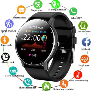 Eaiser  New Smart Watch Men And Women Sports Watch Blood Pressure Sleep Monitoring Fitness Tracker Android Ios Pedometer Smartwatch