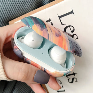 Marble Texture Earphone Case For Samsung Galaxy Buds Plus Cases Cute Hard PC Wireless Earphone Protective Cover For Buds+ Case