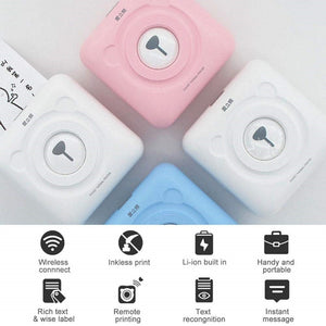 Portable MINI Bluetooth Thermal Photo Printer Pocket Mobile Phone Handheld Printing label printers For Android iphone