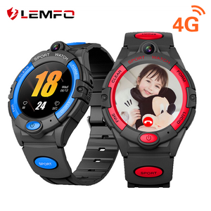 Lemfo Children Smart Watch Kids With GPS 4G Sim Card Positioning Tracking Video Call For Children Over 10 Years Old Smartwatch