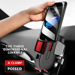 LISM Sucker Car Phone Holder Mobile Phone Holder Stand in Car No Magnetic GPS Mount Support For iPhone 12 11 Pro Xiaomi HUAWEI