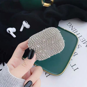 Luxury Crystal Earphone Case For Apple AirPods Pro 3 Protective Case Glitter For Airpods AirPod Bling Hard Shell Headphone Cover
