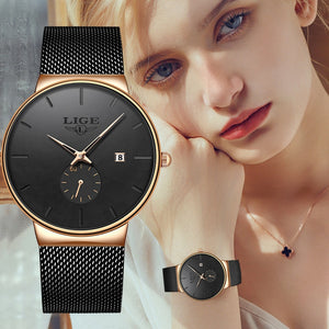 Eaiser    Fashion Minimalist Women's Quartz Watch Top Brand Luxury Women's Watches Ultra Thin Waterproof Business Wrist Watch
