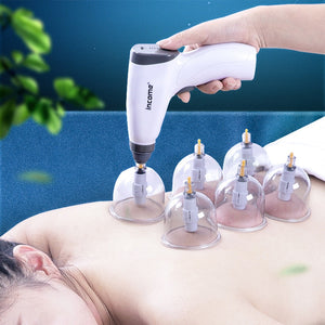Eaiser Vacuum Cupping Suction Therapy Device Suction Cups Relax Massage Physiotherapy Jars Body Massager Set Tools Curve Suction Pumps