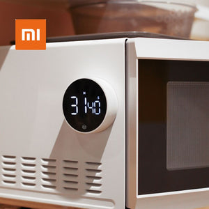 xiaomi mijia Miiiw Digital Kitchen Timer Magnetic Countdown Timer with 3 Volume Levels 2 Non-Slip Pads Egg with Large LED Screen