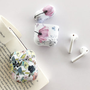 Eaiser Art Flower Earphone Case For Apple Airpods 2 1 3 Air Pods Case Cute Luminous Vintage Floral Cover For AirPod Pro Protector Shell