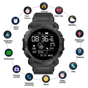 Eaiser   FD68S New Smart Watches Men Women Bluetooth Smartwatch Touch Smart Bracelet Fitness Bracelet Connected Watches for IOS Android