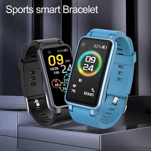 New C2 Plus Smart Watch For Men Women 1.14 Inch Blood Pressure Heart Rate Monitor Bracelet Fitness Sport Smartwatch