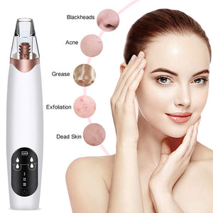 Eaiser Portable Blackhead Remover Pore Vacuum Cleaner USB Rechargeable Face Vacuum Comedone Extractor Tool Exfoliating Beauty Tool