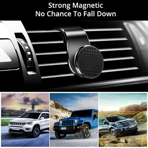 Magnetic Car Phone Holder Air Vent Clip Mount Rotation Cellphone GPS Support For Xiaomi Red Mi Huawei Samsung Phone Stand in Car