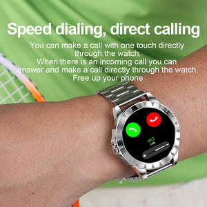 Lemfo LEMZ Smart Watch Men  Bluetooth Call  Real Compass  ECG Health Monitoring AMOLED Screen Sport Smartwatch Smart Watch