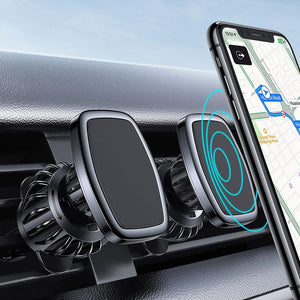 Magnetic Car Phone Holder For Phones Universal Car Air Vent  Holder For iPhone 12 Cell Mobile Phone Mount For Samsung Xiaomi
