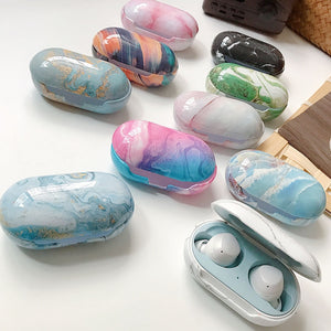 Marble Texture Earphone Case For Samsung Galaxy Buds Plus Cases Cute Hard PC Wireless Earphone Protective Cover For Buds+ Case