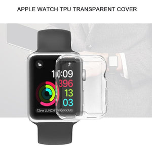 Protective Case For Apple Watch Series 2/3/4 TPU Screen Iwatch Ultra-thin Transparent Protector 38/42/40/44mm