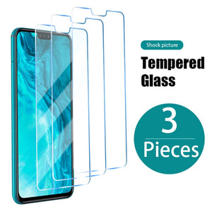 3 Pcs! 9H Protective Glass for Honor 8x 6x 7x 10X Lite 9X 9A 30i 20i Screen Protector for Honor 20 Pro 10 Lite 9 30 10i 8S 8A 9S