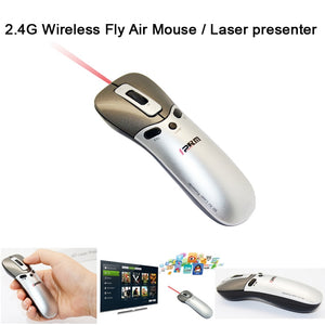 Wireless Fly Air laser mouse G-Sensor 15m 2.4Ghz USB Optical 1600DPI Laser Presenter for Set-Top Box/Smart TV/Android TV Box