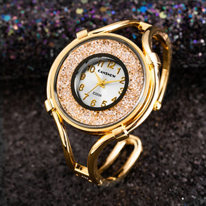 Bayan Kol Saati Top Brand Luxury Gold Women Crystal Watches Fashion Casual Ladies Bangle Bracelet Watch Female Clock Reloj Mujer