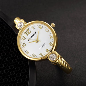 Luxury Gold Stainless Steel Women Watches Fashion Woman Bracelet Bangle Watch With Crystal Ladies Watch Female Clock Reloj Mujer