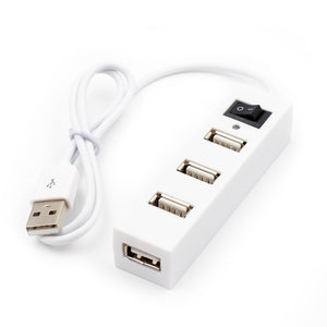 Eaiser High Speed Mini 4 Port USB 2.0 Hub USB Port Splitter For Laptop PC Computer Peripherals Accessories  Free